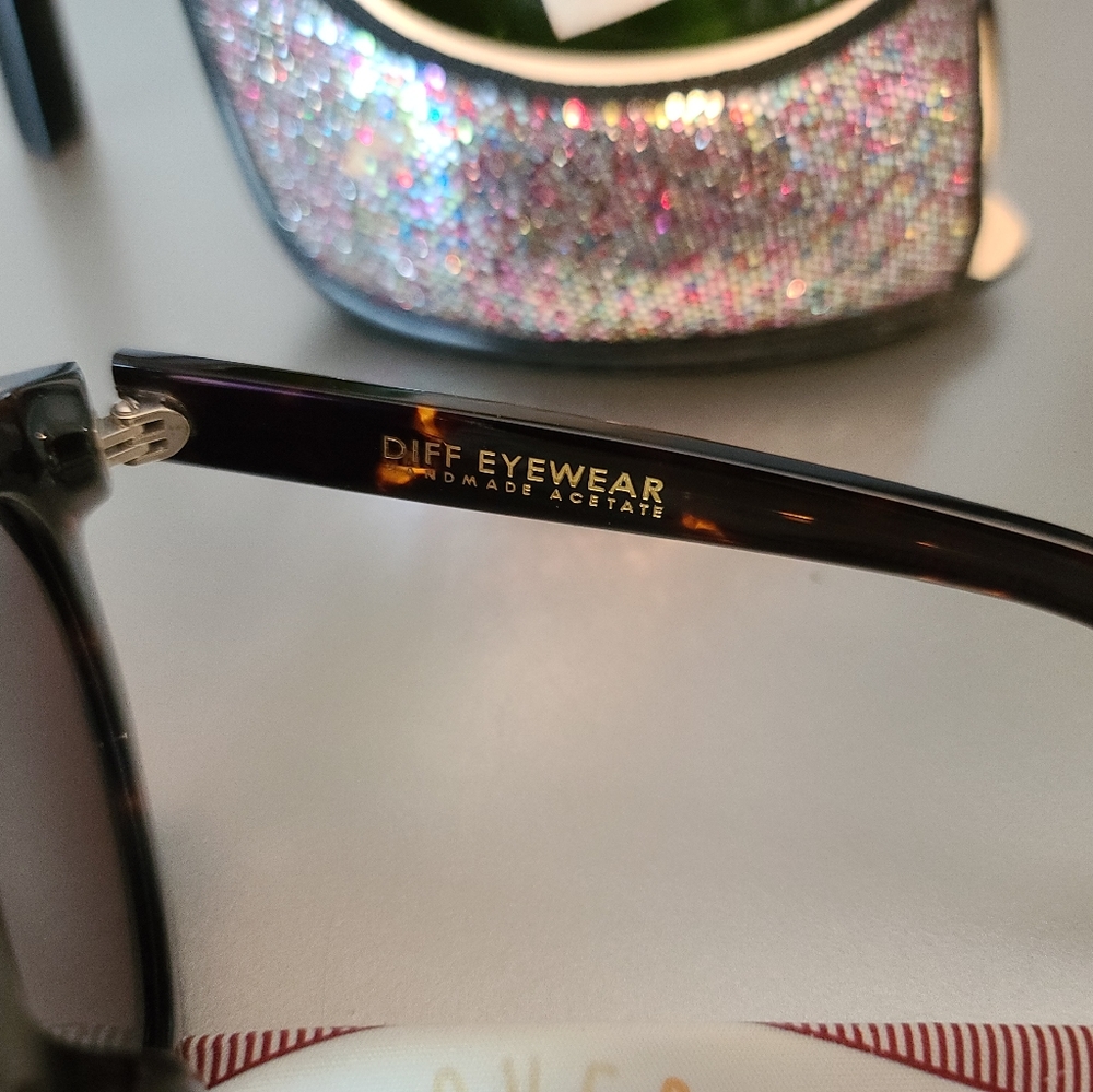 Diff Eyewear Mirror Tortoise Shell Sunglasses - image 3